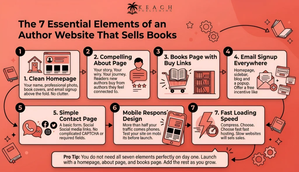 Author Website Design