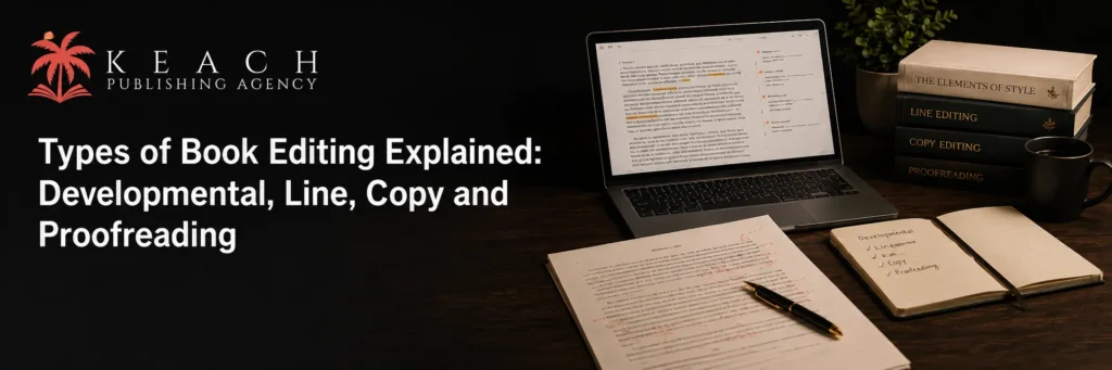 Types of Book Editing Explained: Developmental, Line, Copy and Proofreading